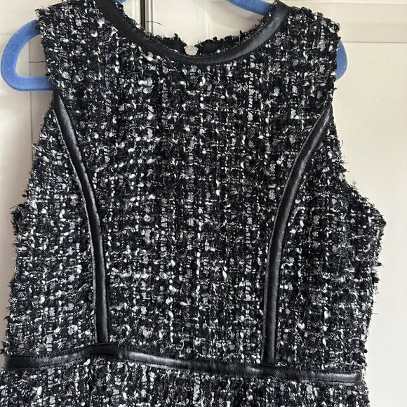 Lavender US Angels Girls 10 Sleeveless Black Textured Dress New - Picture 3 of 12